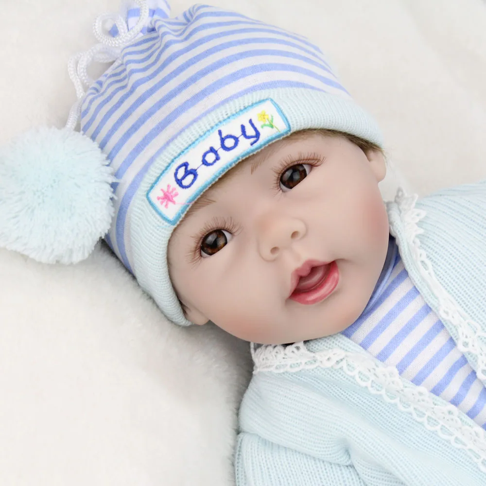 

55cm Silicone Vinyl Reborn Baby Doll Toys For boy girl Alive Babies Like Real Birthday Gift Brinquedos Interactive bebe doll J_5
