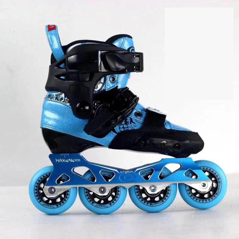 الأطفال سباق التعرج زلاجات دوارة CityRun مضمنة سرعة أحذية التزلج الأسطوانة الشارع فرشاة التزلج للأطفال قابل للتعديل حذاء سنيكرز IA109