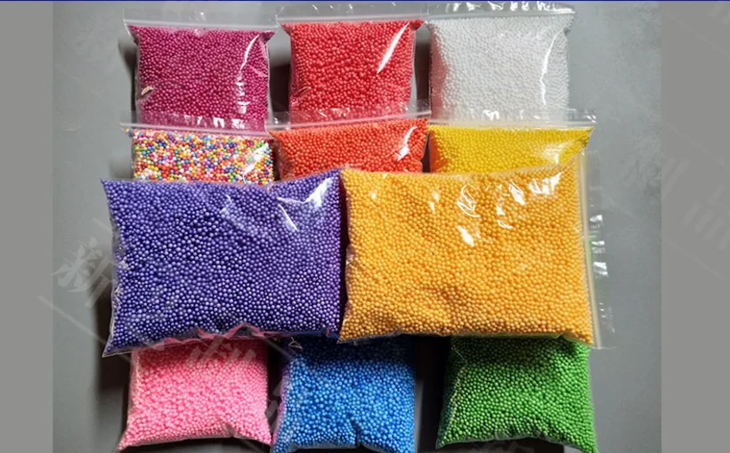 

15000pcs Slime Toy Antistress Spongy Rainbow Fluffy Foam Beads Kids Anti-stress Toys Slime Relax Gifts Clay Slime Accessories