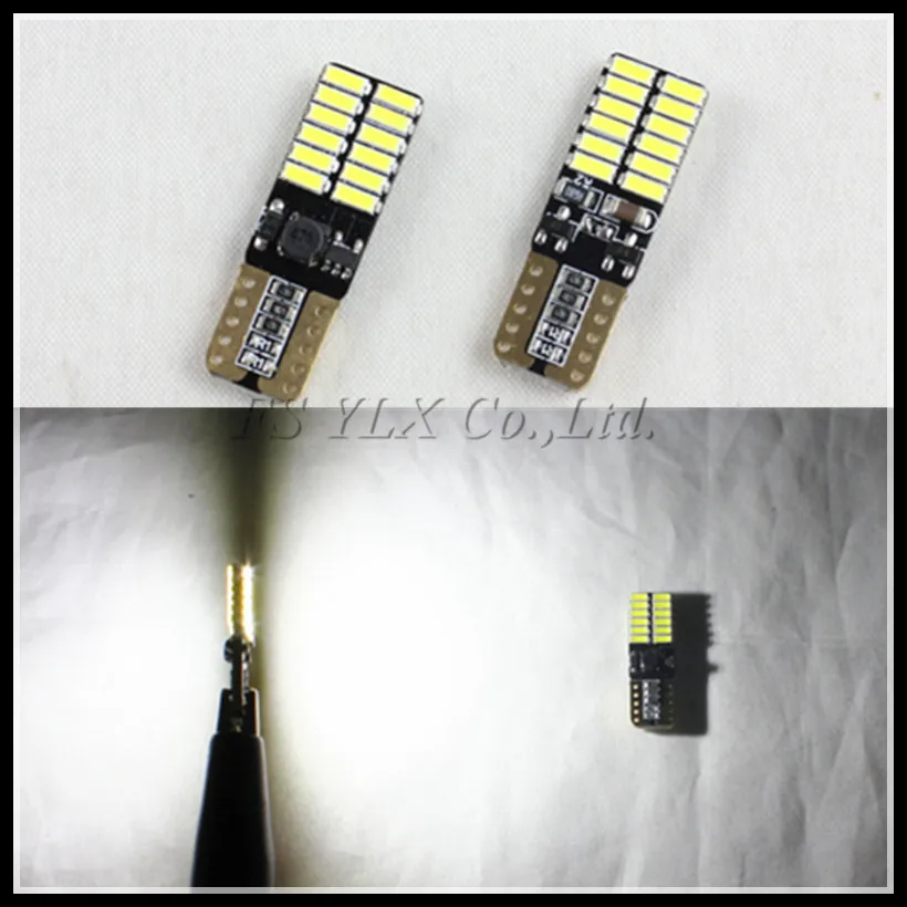 

Canbus no error T10 W5W LED bulb 24SMD 4014 T10 LED rever lighting bulb T10 LED parking car styling Fog lamps