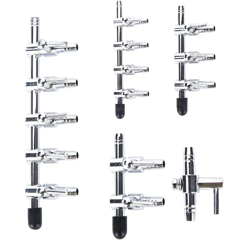 

Air Pressure Regulating Valve Fish Tank Trachea Stainless Steel Distributor Aquarium Oxygen Pump Special Regulating Valve