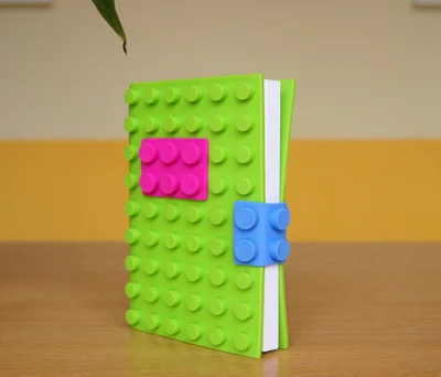 Креативные канцелярские товары блокнот стильный карамельный цвет силиконовый 3D чехол Молочная Книга персональный органайзер школьные офисные принадлежности - Цвет: Green