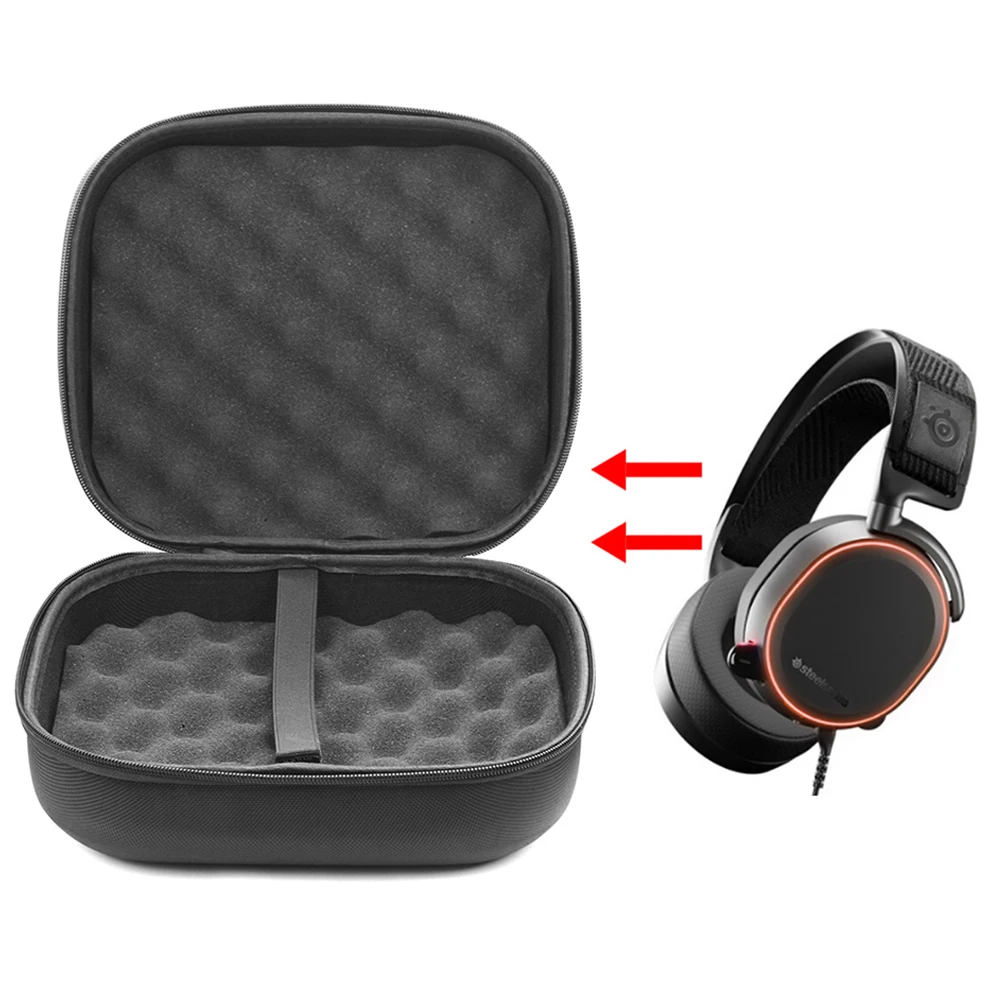 

New Portable Carrying Hard EVA Case for SteelSeries Arctis Pro Gaming Headphones Protective Headset Headphone Cases