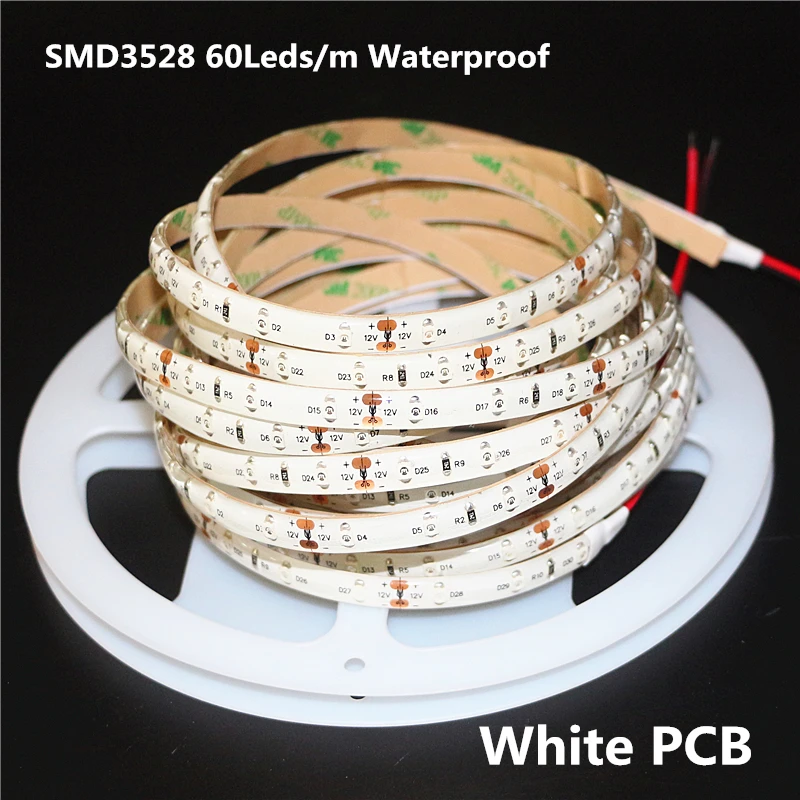 12 В 5 м ультрафиолетовый луч 395-405 нм УФ светодиодная лента черный светодиодный светильник 5050 3528 2835 SMD 60 Светодиодный/м 120 светодиодный/м фиолетовый Диодная лента лампа