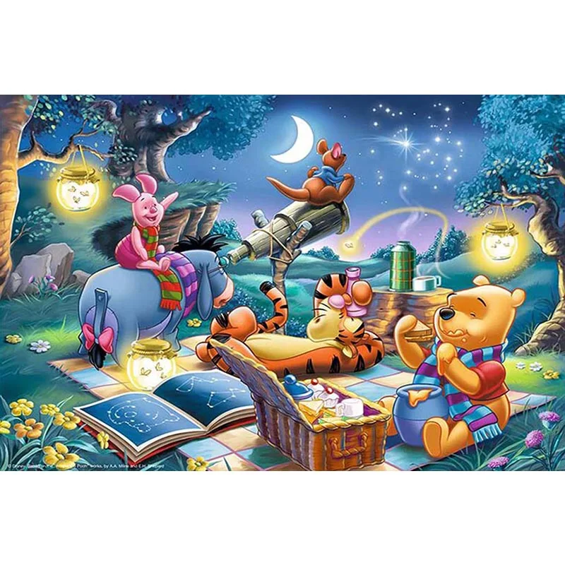 

5d Diy Full Square/Round Diamond Painting Winnie The Pooh Cartoon Diamond Mosaic Embroidery Animal Cross-Stitch Home Decor Z58