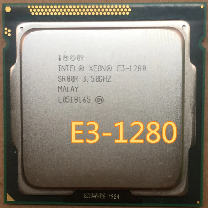 cpu computer Intel Xeon E3-1280  e3-1280 8M Cache 3.60 GHz SR00R LGA1155 E3 1280 CPU Processor can work amd cpu