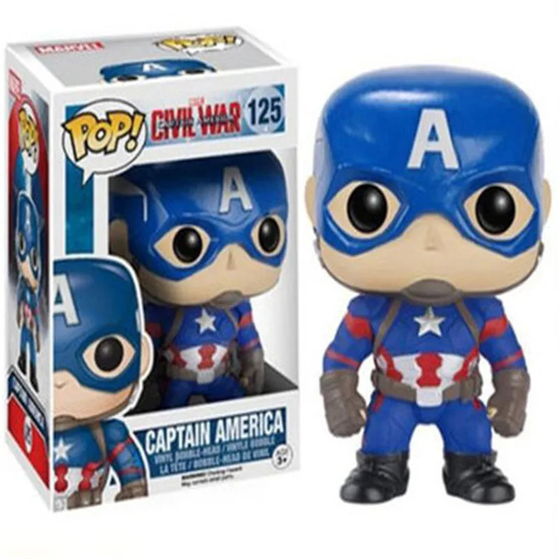 Funko Pop фильм Капитан Америка 3 Черная Вдова зимний солдат фигурка игрушки для