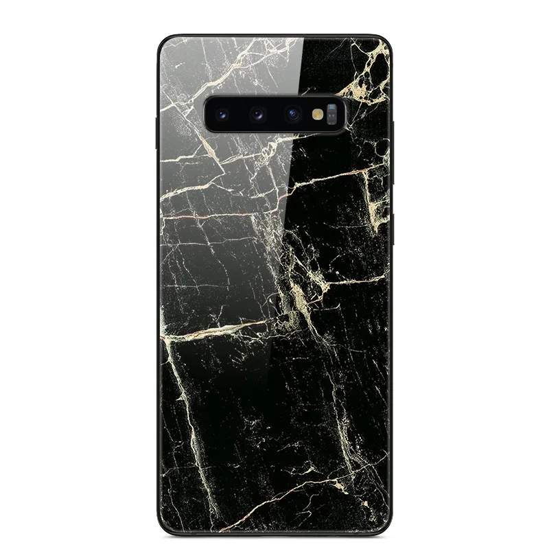 22 Чехол из закаленного стекла для Coque samsung S10 Plus, мягкий бампер, 3D печать, чехол для samsung Galaxy S10 S10Plus, чехол для телефона - Цвет: 22