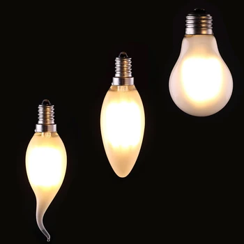 

Industrial Retro Light,Edison Frosted Style,Warm White,E12 E14 E26 E27 Base,Bar Lamp Retro Decorative Lights,Dimmable