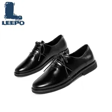 Женские туфли-оксфорды; туфли из натуральной кожи на плоской подошве; Женские однотонные удобные туфли на шнуровке с круглым носком белого цвета; сезон весна-осень