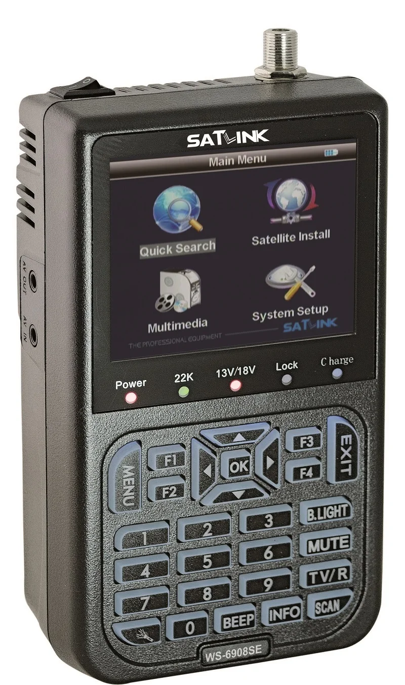 Satlink WS-6908 DVB-S цифровой спутниковый измеритель 6908 SE WS 6908SE Satlink sat finder m3u iptv clins пробная cccam