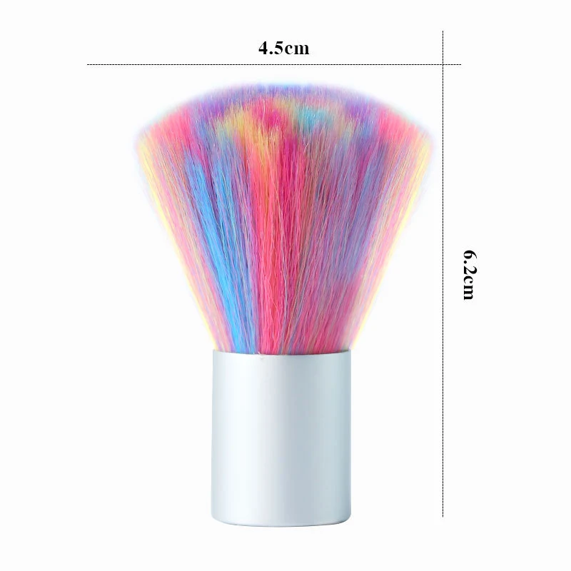 

Colorful Nail Brush Dust Powder Cleaning Remove Nail Art Brush Manicure Pedicure Soft Remove Dust Acrylic UV Gel Clean Brush