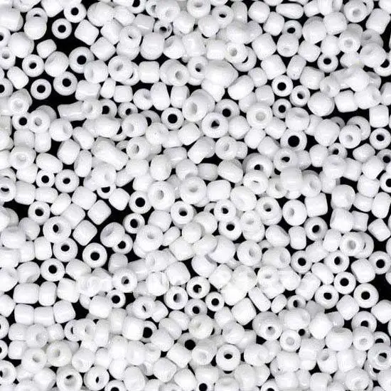 Free Shipping 100 Gram White Glass Seed Beads 2mm Jewelry Making