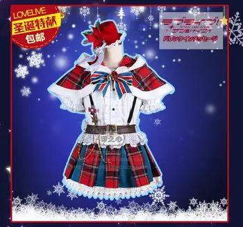 

Love Live! Sunshine!! Ohara Mari Christmas Uniforms Cosplay Costume Custom Made Free Shipping A