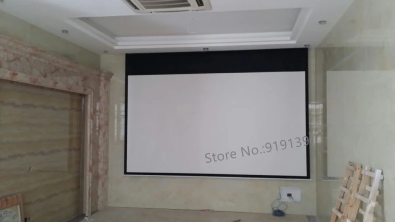 133 Inch 16 to 9 motorized screen pic 11