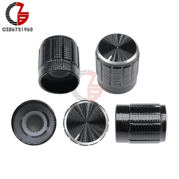 

10PCS Useful Volume Control Rotary Knobs For 6mm Dia Knurled Shaft Potentiometer