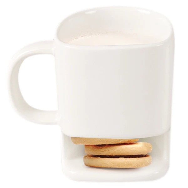 1 шт 8,8 унций Данк керамические печеньки Печенье Кофе чашка с печенья Карманный держатель