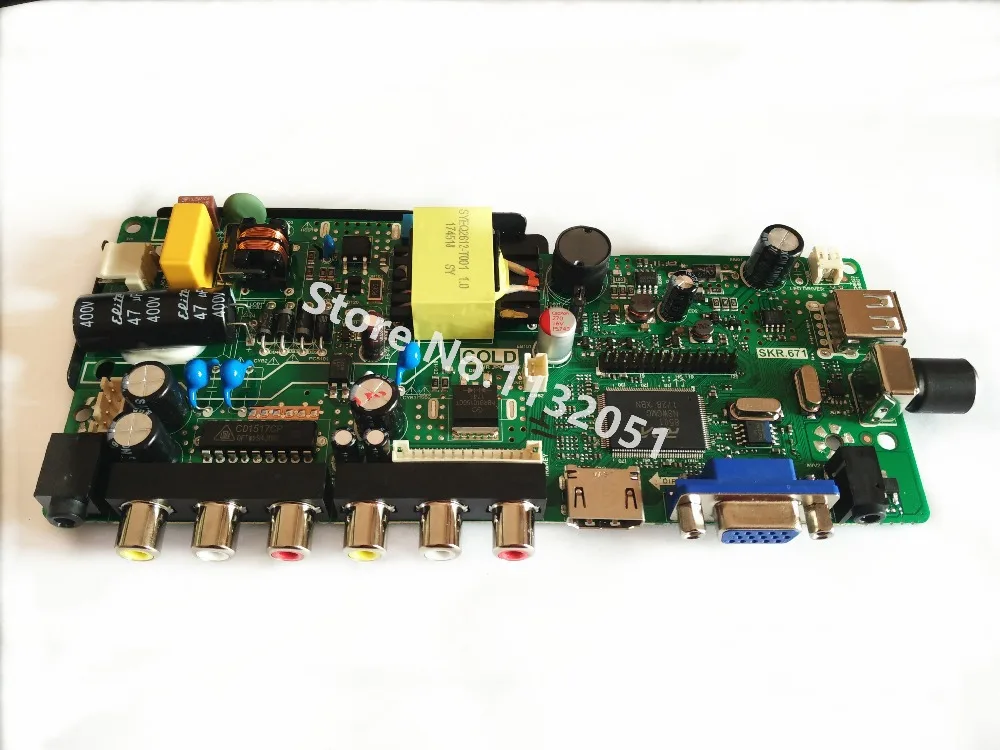 TP. VST59.PA671 материнская плата питания интегрированная ТВ плата драйвера вместо TPVST59.P67