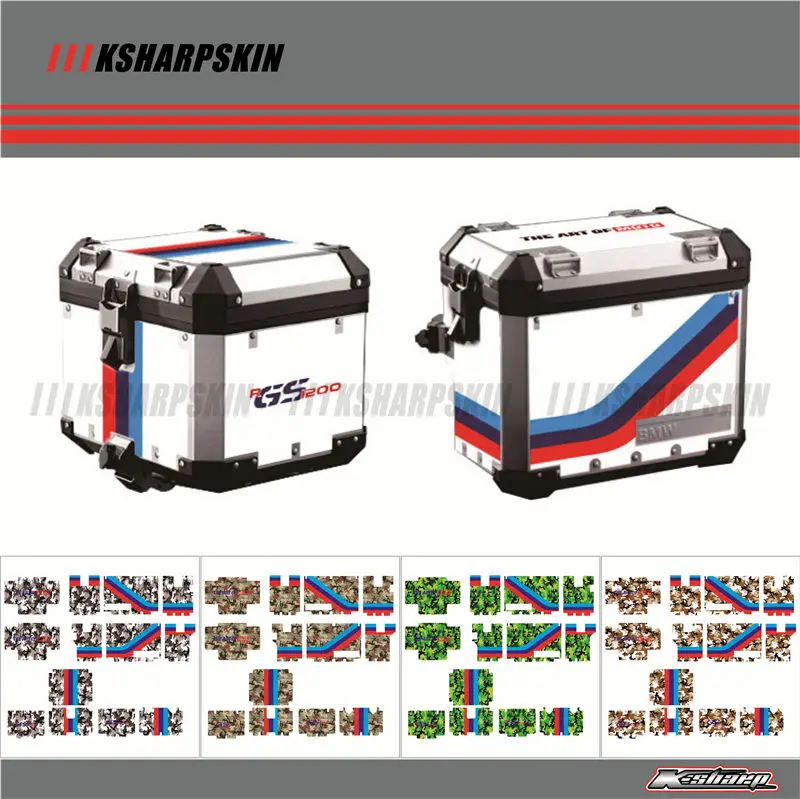 

Motorcycle Decal Adventure Protector Cover Sticker Decal Set for BMW R1200GS LC ADV