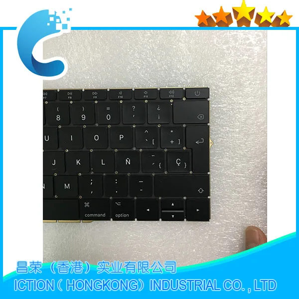Настоящий новый ноутбук A1708 испанская клавиатура для Macbook Pro 13 3 &quotRetina Испания