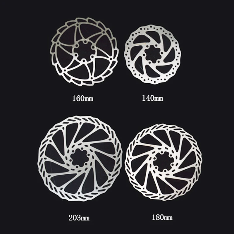 MEIJUN 2 шт из нержавеющей стали G3 MTB дисковый тормоз ротор 140 мм 160 мм 180 мм 203 мм горный велосипед Велоспорт 6 отверстий ротор с винтами