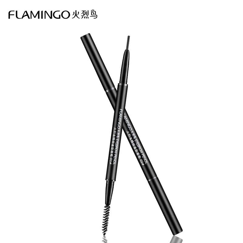 Free shipping Eyebrow Enhancers Brand Flamingo 1.5mm fine refill waterproof non blooming with brush head eyebrow pencil B1001 Free shipping Eyebrow Enhancers Brand Flamingo 1.5mm fine refill waterproof non blooming with brush head eyebrow pencil B1001
