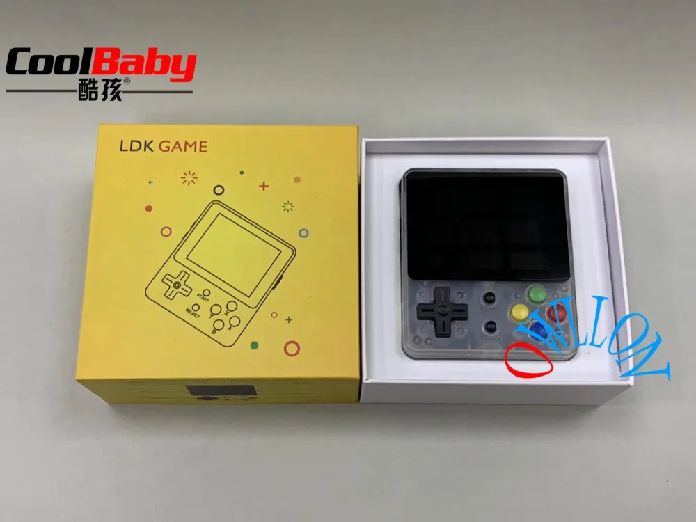 

NEW LDK OPENDINGUX 2.6'' LCD Screen Mini Handheld Game Console LIKE RS-97 can add TF card to 10000 game