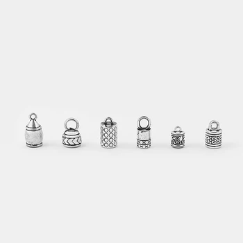 

20pcs Barrel End Caps Bead Stopper For KUMIHIMO Bracelets & Necklace Jewelry Making Findings