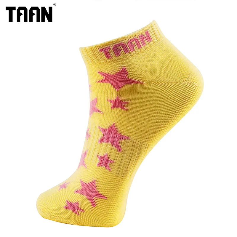 TAAN брендовая хлопковая Спортивные носки женские ботильоны носок для Баскетбол Бег Велоспорт анти-пот комфорт высокое качество t-135