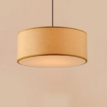 

Nordic Cloth pendant light personality round bedroom living room study home lighting D30CM /D40CM / D50CM / D60CM lamps ZA