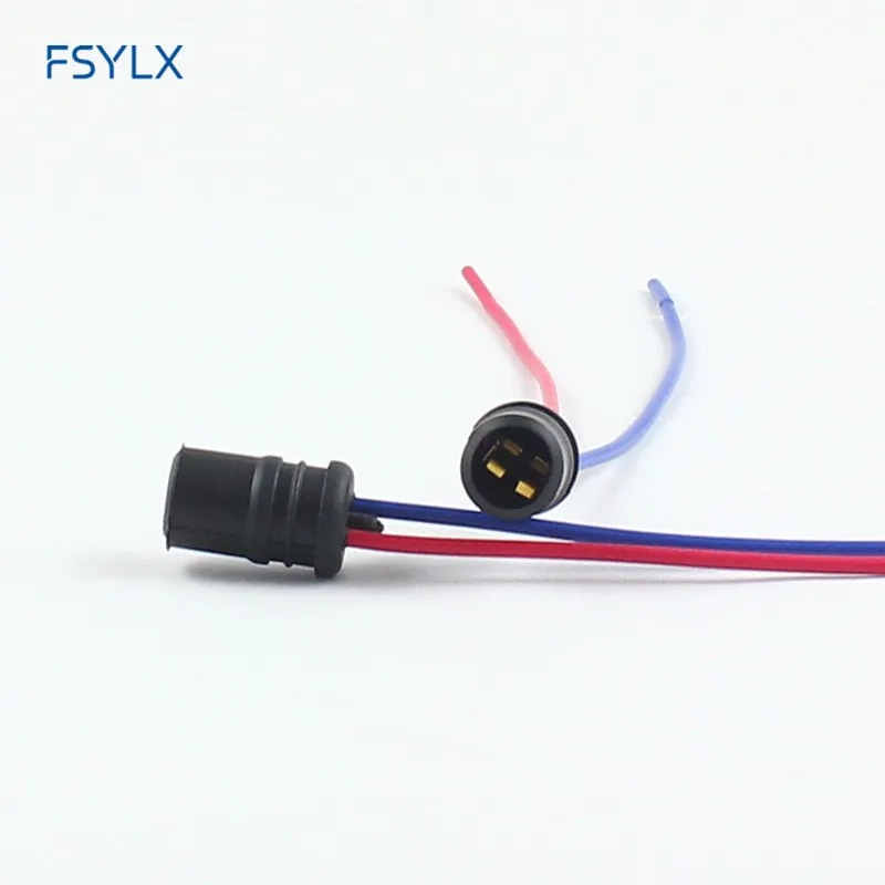 FSYLX T10 разъем T15 W5W 194 168 501 светодиодный Разъем T10 держатель лампы Кабель светодиодный T10 W5W разъем лампы удлинитель Разъем Держатель разъемы