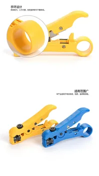 

by dhl or ems 20pcs Universal Cable Wire Stripper with Cable Cutter Stripping Scissors Plier Tool