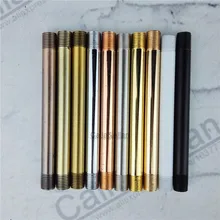 M10 лампа с резьбой и прямым зубом, Металлическая лампа с резьбой 10 см, Прямая Двухсторонняя лампа с резьбой, светильник с трубкой