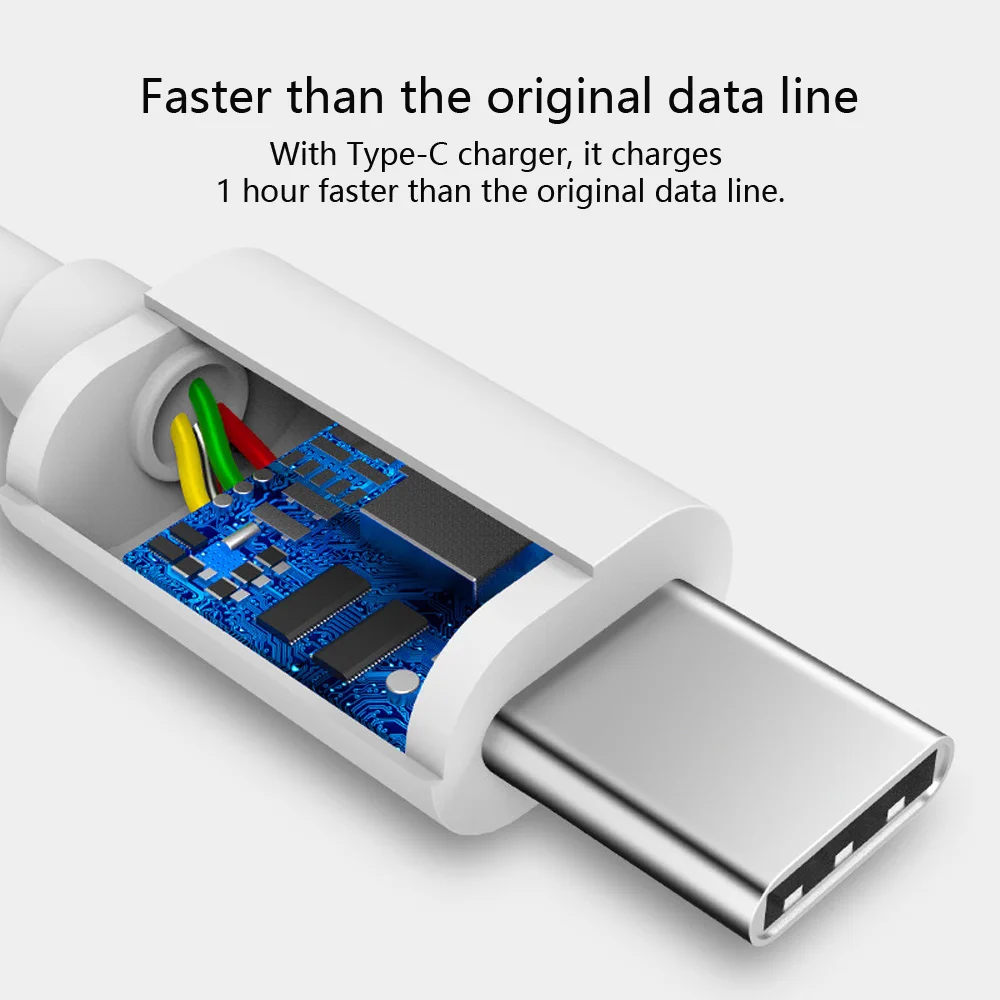 Usb кабель 5A передачи данных usb type c QC 3 0 быстрая зарядка 30 Вт PD 1 м для телефонов xiaomi