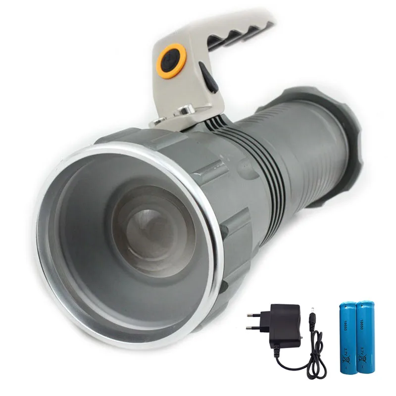 Long Range LED Torch Searching Flashlight T6 Bright Flash Torch Lamp Tactical