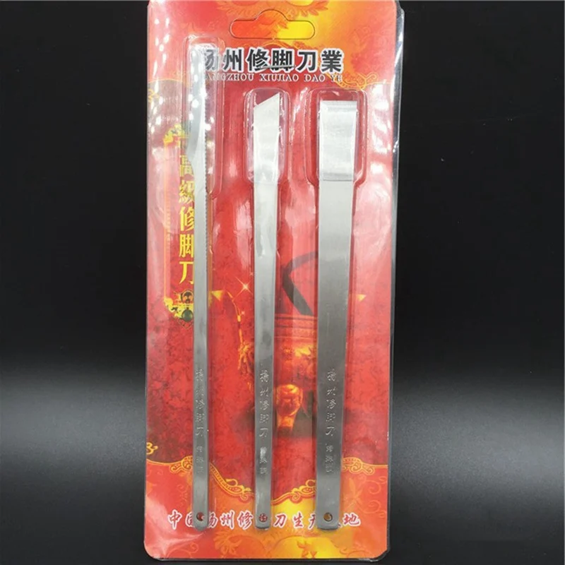 1 Set Toe Cuticle Knife Feet Pedicure Callus Rasp File&Shaver Foot Hard Dead Skin Corn Remover Nail Foot Care Tool Kit