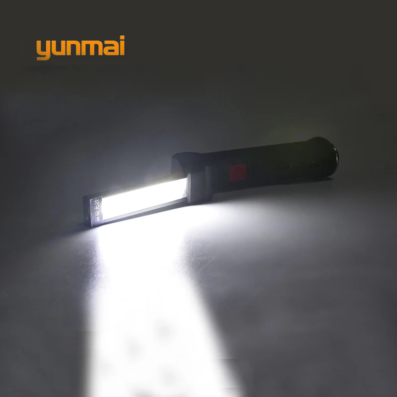 Yunmai COB Рабочий СВЕТОДИОДНЫЙ светильник портативный флэш-светильник USB складной инспекционный Магнитный Фонарь подвесной светильник для кемпинга встроенный аккумулятор