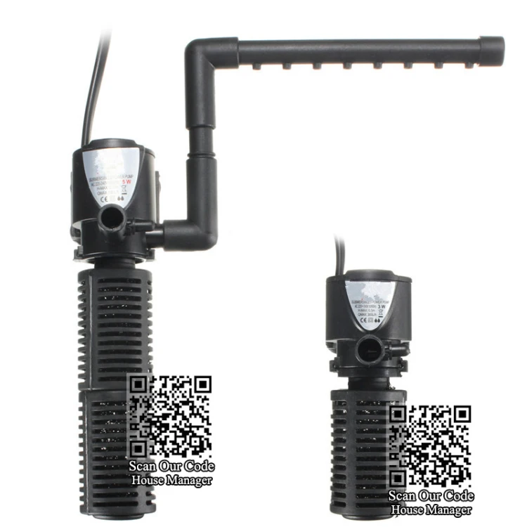 Mini Cheap Water Pump for aquarium fish tank, 2W 3W 5W for Water Flow