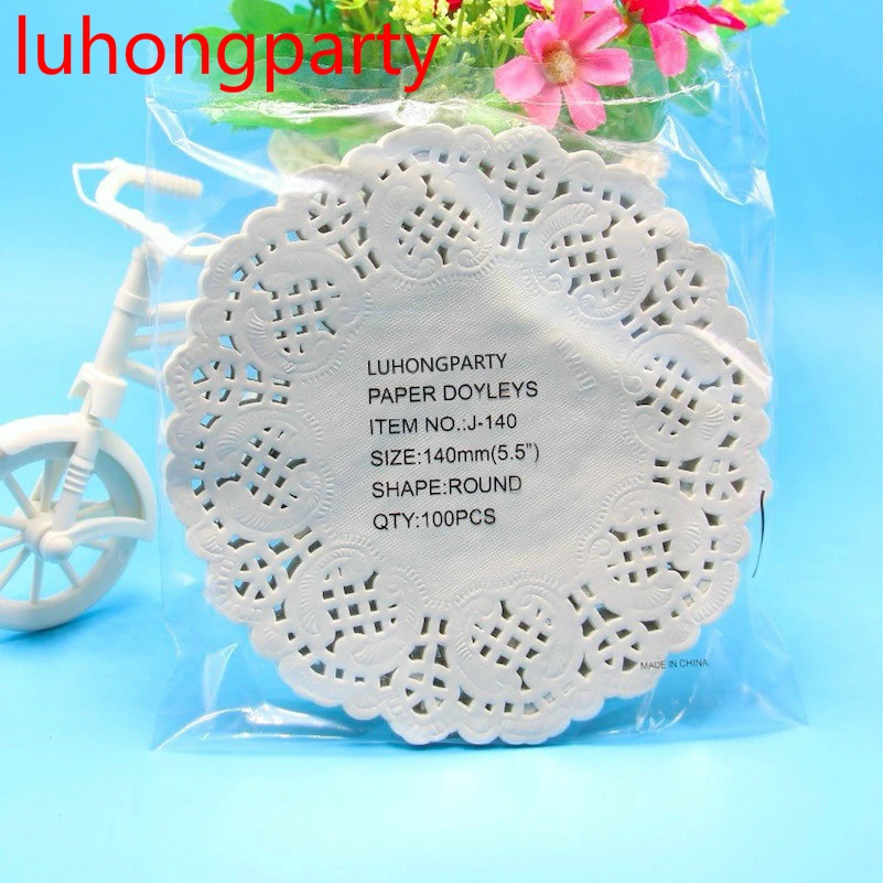 

100pcs 5.5" Vintage napkin Hollowed Lace Paper mat Crafts napkin paper decoupage/Card Making/Wedding Decoration