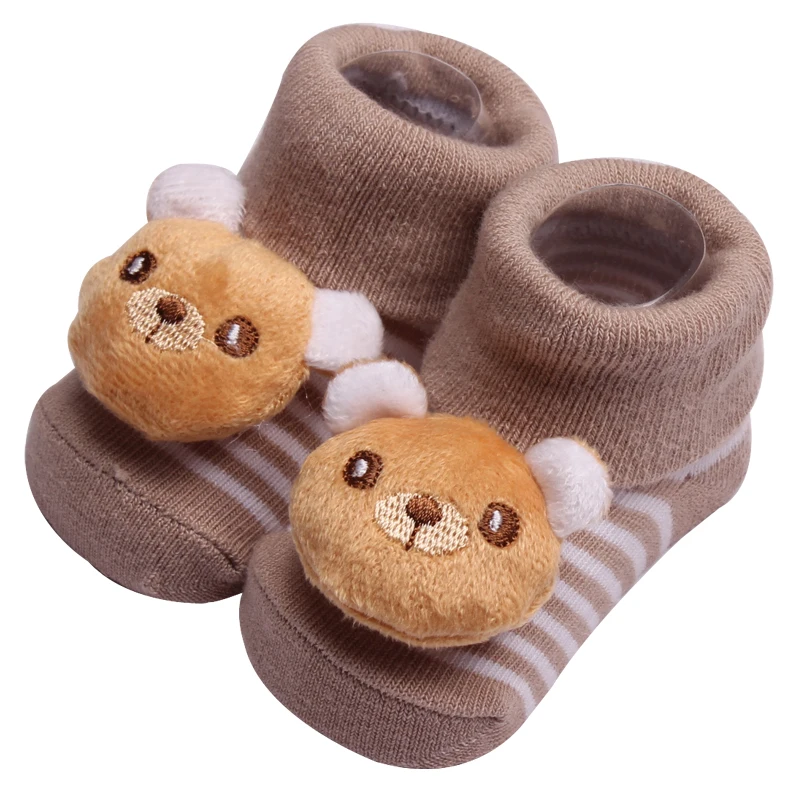 Newborn Baby Unisex Lovely Anti-slip Socks Animal Boots 0-6 Months Cute Lovely
