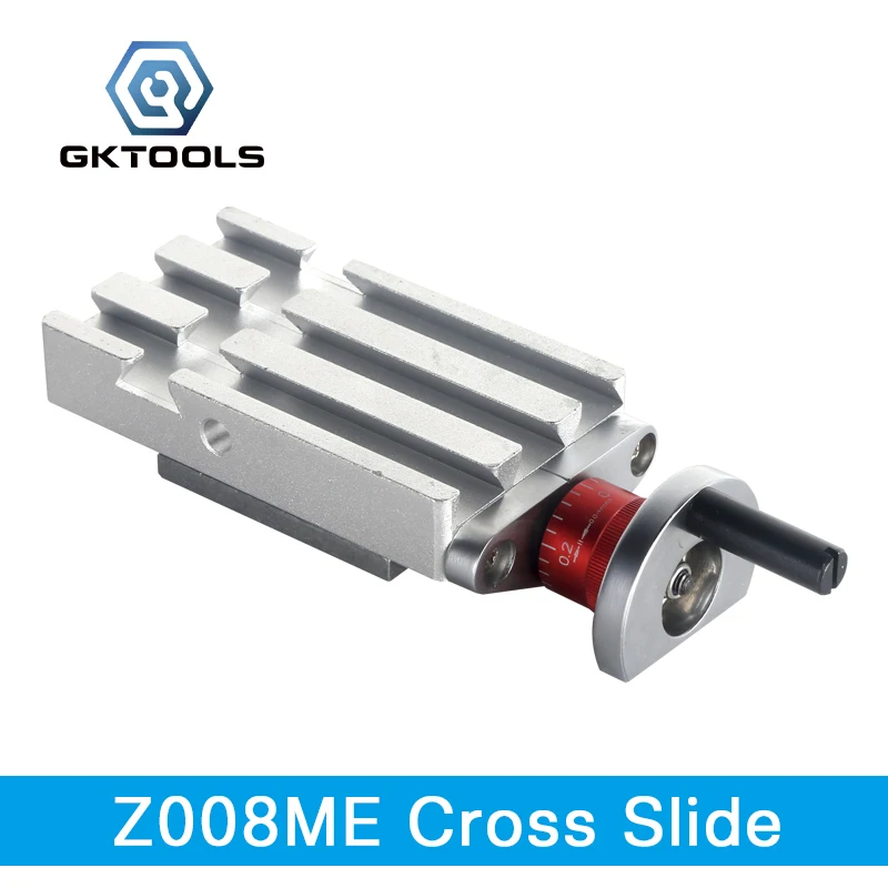 GKTOOLS, 118mm Electroplated Metal Cross slide for mini lathe, used when feeding/relieving axis y,z, Z008ME gktools electroplated metal sawing table working table of jigsaw z025mp