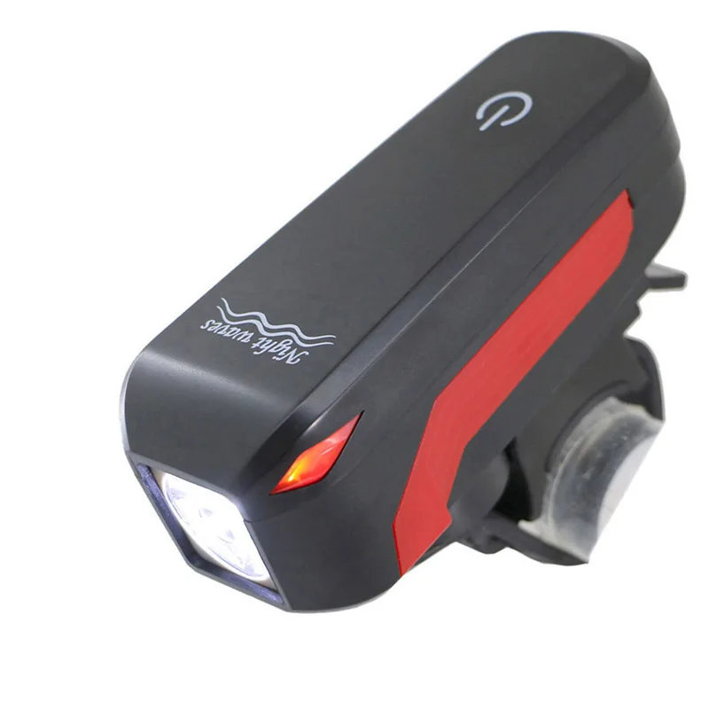 Bike Light Horn bell Bicycle Light DB Speaker LED Front Head Light Lamp