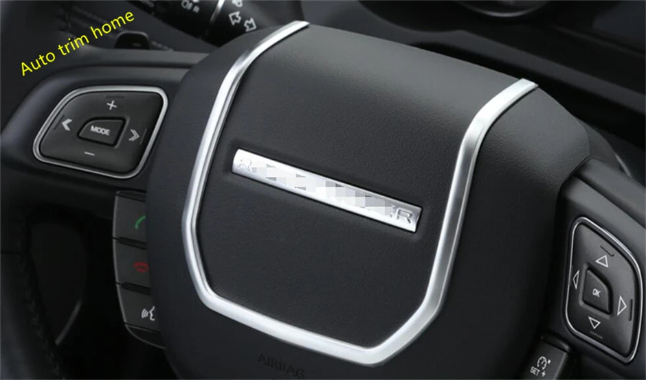 

Lapetus ABS Steering Wheel Molding Garnish U Shape Molding Garnish Cover Trim 1 Pcs For Range Rover Evoque 2012 - 2018