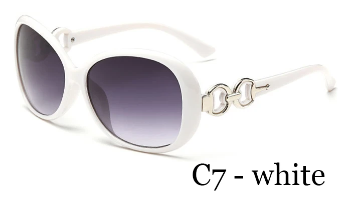 LVVKEE Модные негабаритных градиент солнцезащитные очки женские брендовые дизайнерские классические солнцезащитные очки для женщин винтажные Oculos De Sol - Цвет линз: C7