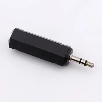 

10pcs Audio And Video Connector Plug 6.35mm Female To Jack 3.5mm Double Channel Male AV Adapter