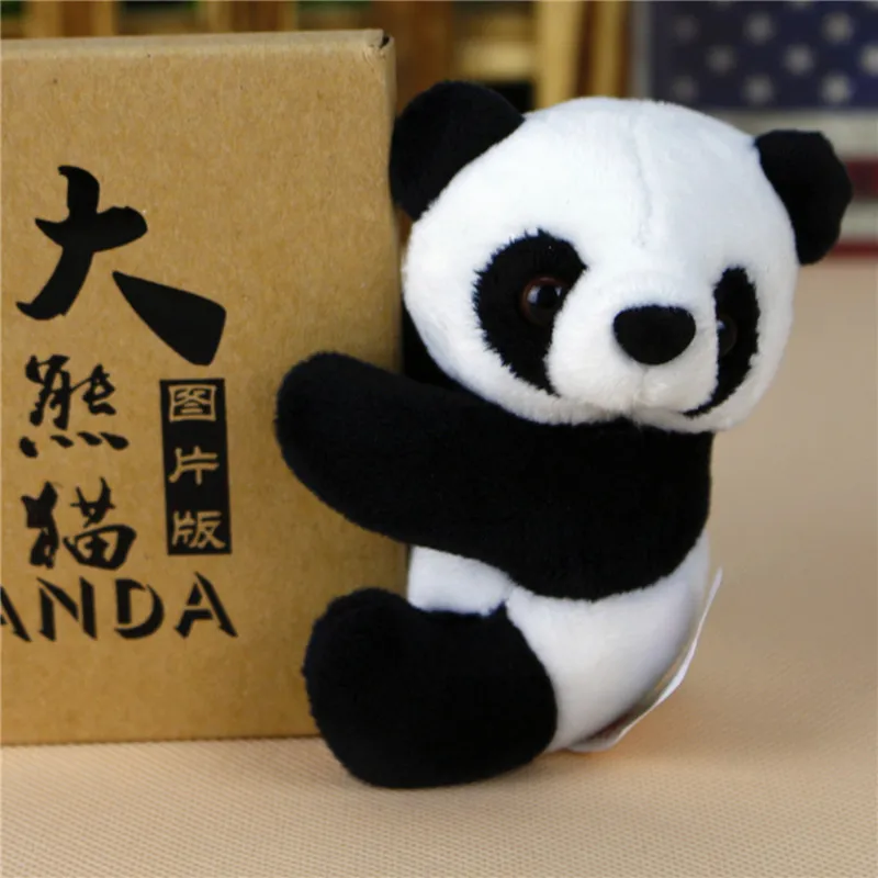 12 шт./лот милые плюшевые panda клип Шторы Закладки отмечает небольшой чучело