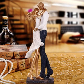 

European creative home, wedding decoration, wedding gifts, lovers process characters furnishing articles