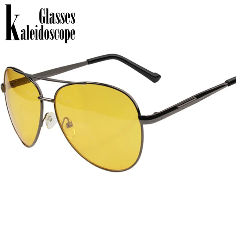 

Kaleidoscope Glasses Night Vision Glasses Men Driving Yellow Lens Sunglasses Anti Glare Vision Driver Safety Glasses for Men