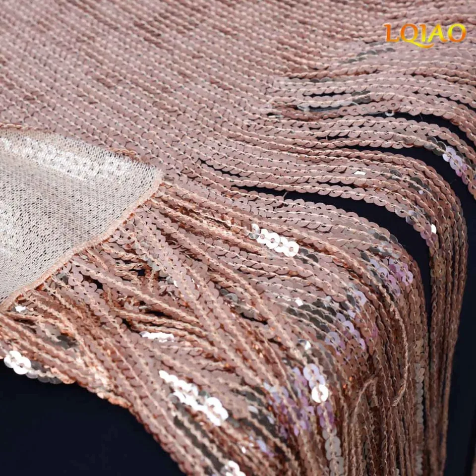 slim fit dress slacks Rose Gold Sequin One-Strap Unique Cutouts Mermaid Prom Gown main image 0