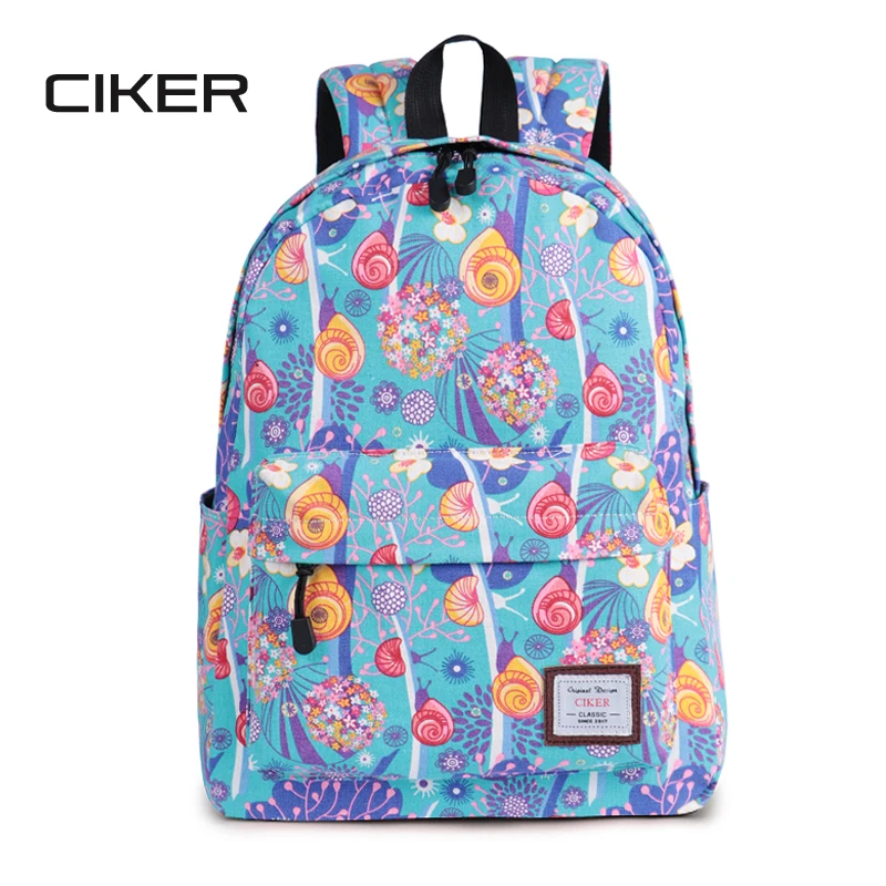 

CIKER Canvas Backpacks For Teenage girls cute printing backpack bag mochila escolar rucksack fashion school bags student bagpack